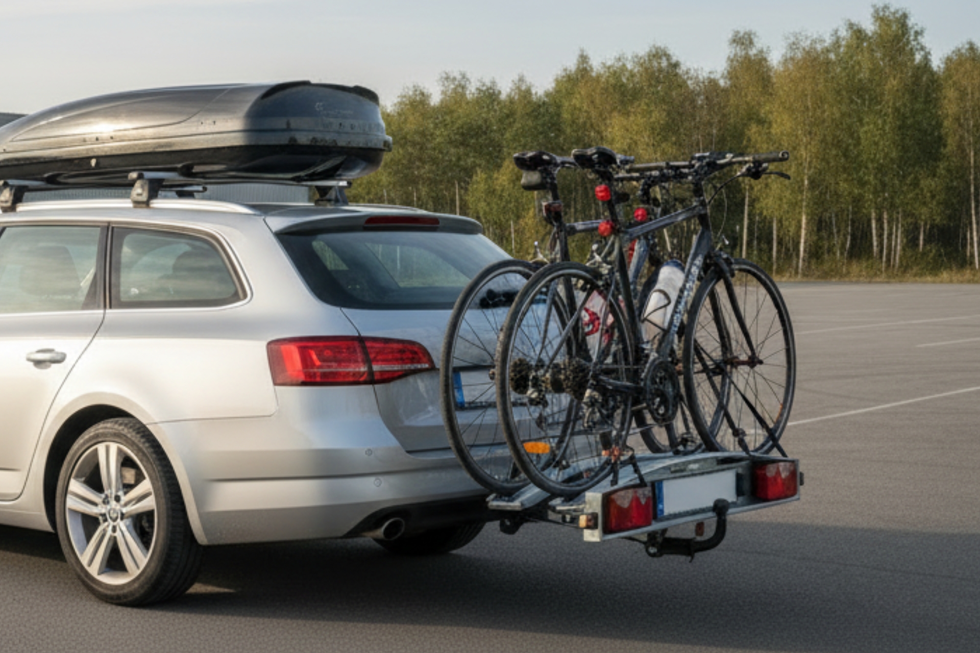 Platformy rowerowe na hak